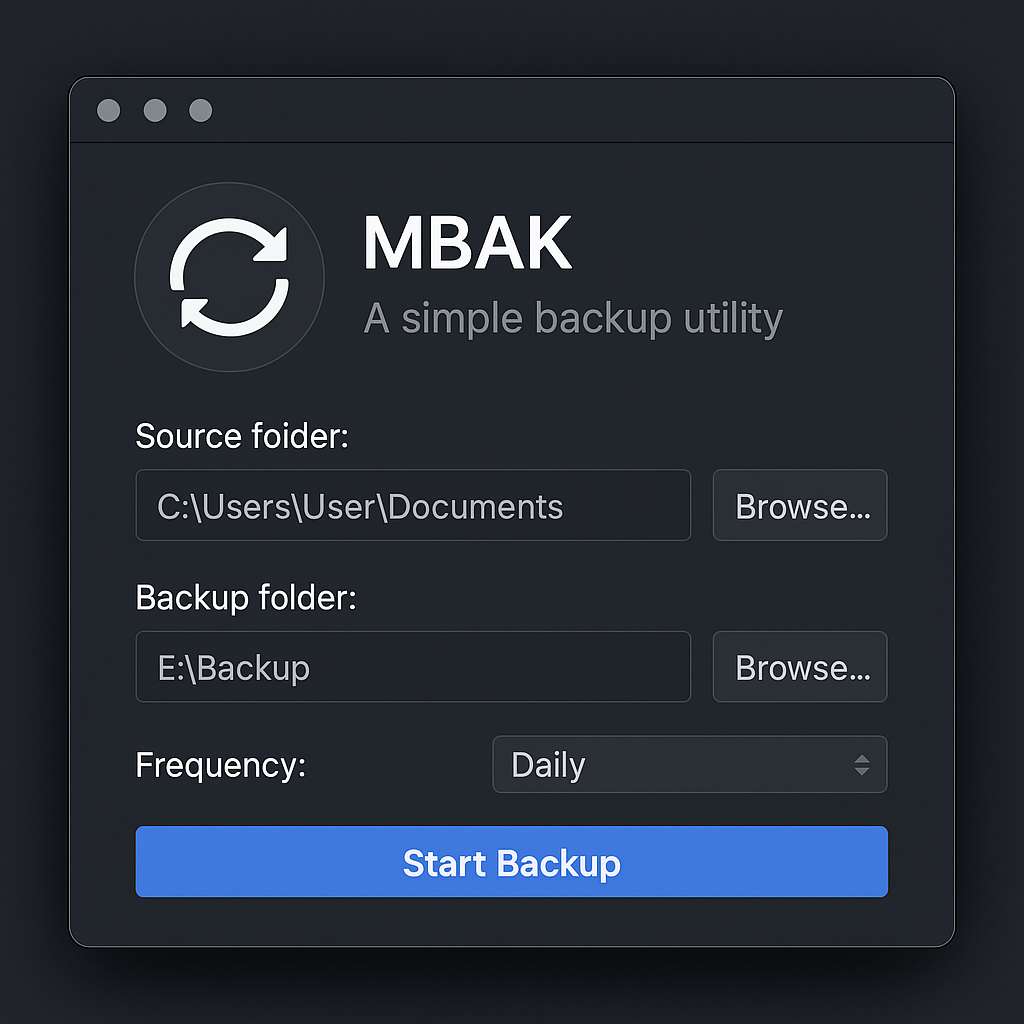 Interfaccia utente MBAK